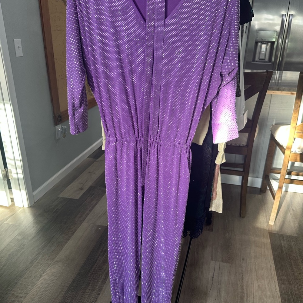 Purple Sparkle Jumpsuit